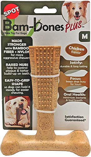 Ethical Pet (3 Pack) Spot Bambone 6-Inch Chew Toy for Dogs Chicken Flavor von SPOT
