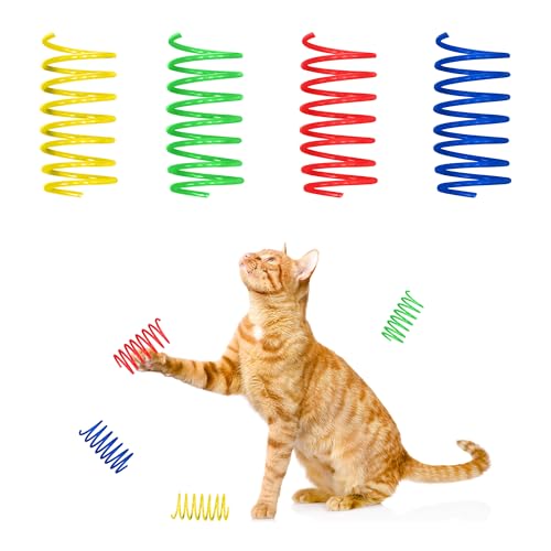 Katzenspielzeug Spiralen von Colorful Springs-Wide, 10 Stück Katzenspielzeug Spiralen von Colorful Springs-Wide, 10 Stück von SPOT