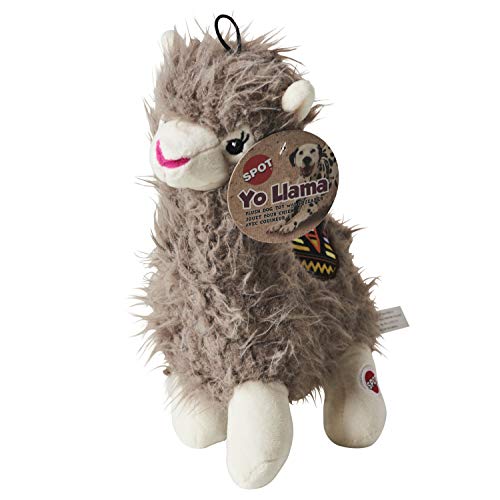 SPOT Ethical Products Yo Llama Hundespielzeug aus Plüsch, mit Quietscher, 25,4 cm, verschiedene Farben von SPOT