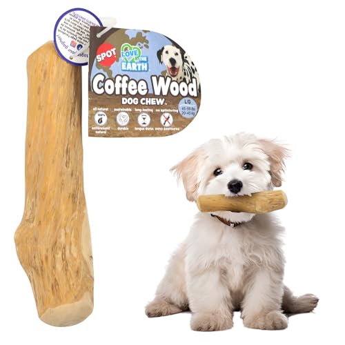 SPOT by Ethical Products – Kauspielzeug für Hunde aus Kaffeeholz, 100 % natürlich, nachhaltig angebaut, handgefertigtes, langlebiges Spielzeug für aggressive Kauer und Welpen, ein tolles von SPOT