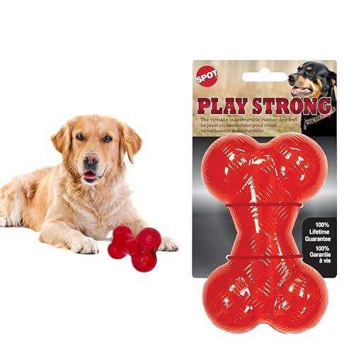 SPOT ethischen Pets Gummiknochen, 6,5, rot von SPOT