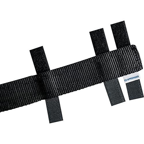 Herm Sprenger Schwarze Nylon-Abdeckung für Ultra-Plus Hundehalsband für kleine, mittelgroße und große Hunde, langlebiger Schutz für Hundetraining, Zinkenhalsband (29,5 cm)) von SPRENGER