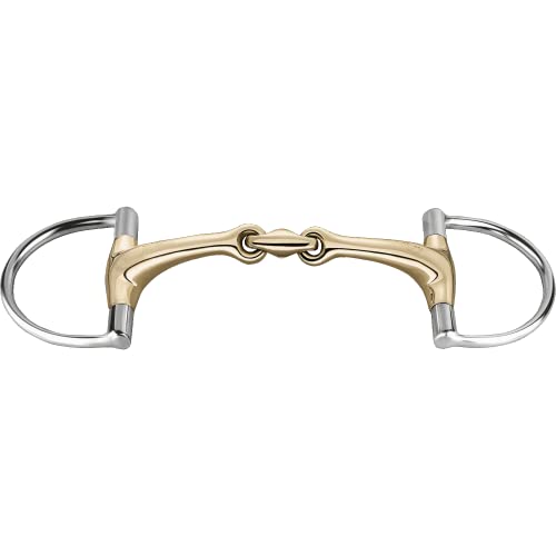 SPRENGER Dynamic RS - Hunter Jumper D-Ring, 14 mm doppelt gebrochen - Sensogan, 125 mm Weite von SPRENGER