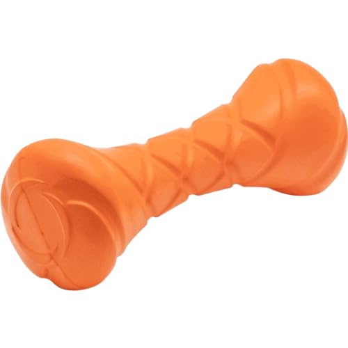 SPRENGER Hundespielzeug Apportierhantel - Spaß und Training für alle Hunderassen, orange - 18 x 7cm von SPRENGER