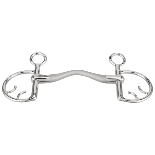 Sprenger SATINOX cm Kimblehook Stangengebiss 14 mm - Edelstahl rostfrei, 115 mm Weite von Herm Sprenger