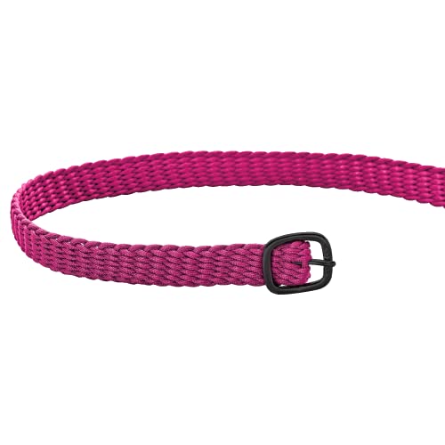 SPRENGER Sporenriemen - 45 cm, Perlon pink, Schnalle anthrazit von SPRENGER