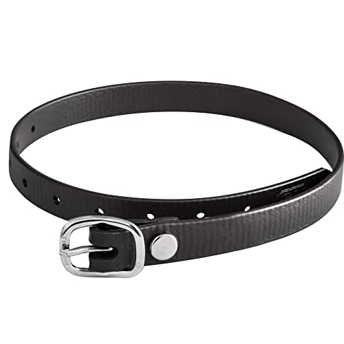 SPRENGER BioThane Sporenriemen, Edelstahl Rostfrei – 45 cm, grau von Herm Sprenger