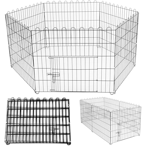 SPRINGOS Freigehege für Kleintiere Faltbar 6-teilig 73 cm hoch von SPRINGOS