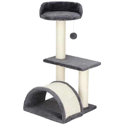 SPRINGOS Katzenbaum Sisalpfosten Plattformen Brücke Spielball 67 cm SPRINGOS Katzenbaum Sisalpfosten Plattformen Brücke Spielball 67 cm von SPRINGOS
