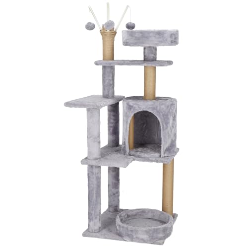 SPRINGOS Kratzbaum Katzenbaum runde Ruheplätze Aussichtsplattformen Kuschelhöhle 127 cm SPRINGOS Kratzbaum Katzenbaum runde Ruheplätze Aussichtsplattformen Kuschelhöhle 127 cm von SPRINGOS
