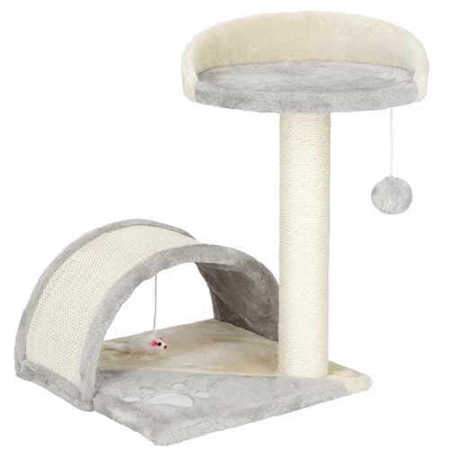 SPRINGOS Kratzbaum Plattform Spielball Spielmaus Brücke 47 cm SPRINGOS Kratzbaum Plattform Spielball Spielmaus Brücke 47 cm von SPRINGOS