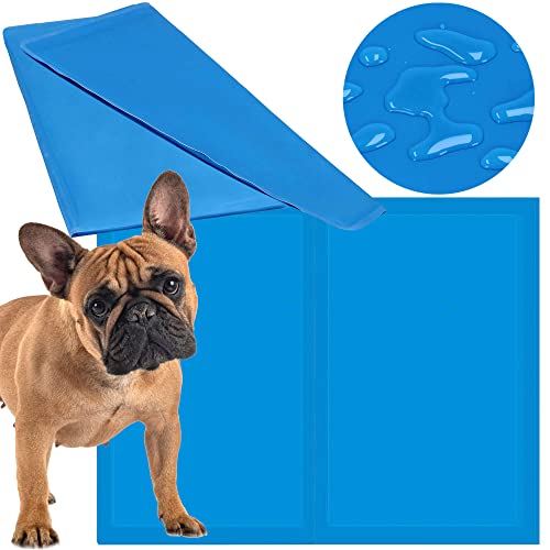 SPRINGOS Kühlmatte für Hunde Abkühlmatte 30 x 40 cm Gel-Kühlmatte für Hund und Katze Anti-Hitze-Matte Aufrechterhaltung des thermischen Gleichgewichts Sicher für Tiere von SPRINGOS