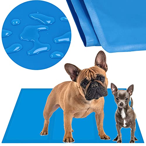 SPRINGOS Kühlmatte für Hunde Abkühlmatte 50 x 90 cm Gel-Kühlmatte für Hund und Katze Anti-Hitze-Matte Aufrechterhaltung des thermischen Gleichgewichts Sicher für Tiere Gel-Bett von SPRINGOS