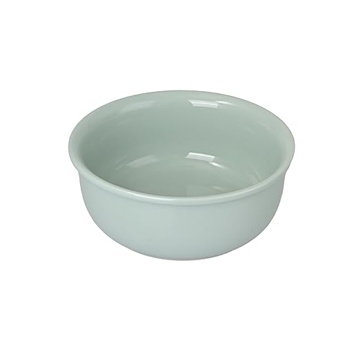 SPUNKYJUNKY Keramik Hundenapf Fressnapf Futternapf Katzennapf Napf für mittelgroße Hunde und Katzen (800ml, Hellgrün) von SPUNKYJUNKY