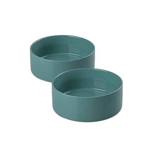 SPUNKYJUNKY Keramiknapf für Hunde und Katzen, 383 ml, modern, niedlich, beschwerter Futternapf, Wassernapf als Ersatz, Hellgrün, 2 Stück SPUNKYJUNKY Keramiknapf für Hunde und Katzen, 383 ml, modern, niedlich, beschwerter Futternapf, Wassernapf als Ersatz, Hellgrün, 2 Stück von SPUNKYJUNKY