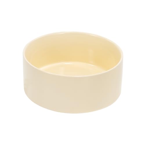 SPUNKYJUNKY Keramiknapf für Hunde und Katzen, modern, niedlich, beschwerter Futternapf, Wassernapf als Ersatz, Beige, 1 Stück SPUNKYJUNKY Keramiknapf für Hunde und Katzen, modern, niedlich, beschwerter Futternapf, Wassernapf als Ersatz, Beige, 1 Stück von SPUNKYJUNKY