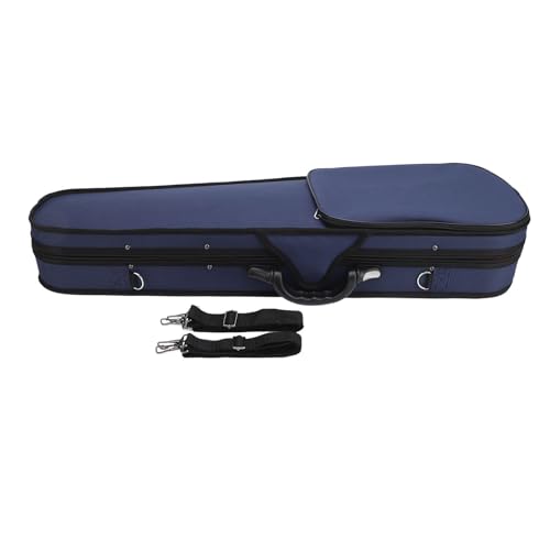 3-lagiger, Sch¨¹tzender, Leichter Geigenkoffer, mit Feuchtigkeitsmesser, Sichere Befestigung, Praktisches Design, Einfaches Tragen (Rotes Futter) von SPYMINNPOO