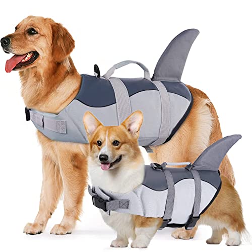 Schwimmweste für Haustiere, Hai, Meerjungfrauen-Bademode, Hunde-Bademode, Sicherheitsanzug, geeignet für kleine, große Hunde Schwimmweste für Haustiere, Hai, Meerjungfrauen-Bademode, Hunde-Bademode, Sicherheitsanzug, geeignet für kleine, große Hunde von SQMGFA