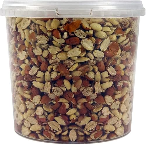 SQUAWK Split-Erdnüsse - Wildvogel Premium-Qualität Garten-Vögel Frischfutter-Mischung (2.5L) von SQUAWK