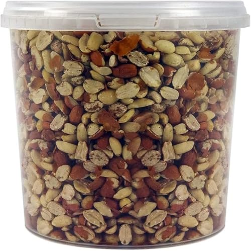SQUAWK Split-Erdnüsse - Wildvogel Premium-Qualität Garten-Vögel Frischfutter-Mischung (5L) von SQUAWK