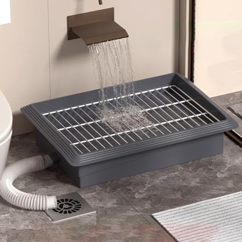 Welpen-Töpfchentraining, Hundetoilette for den Innenbereich, Hundetöpfchentablett for den Innenbereich mit hoher Wand zur Platzersparnis, for den Innen- und Außenbereich sowie for unterwegs von SQUZO