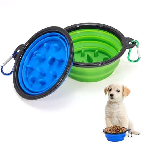 SRIZIAN Hundenapf Faltbar, Hundenäpfe Faltbare Reiseschale, Faltbar Wassernapf Tragbarer Hund Futternapf Auslaufsichere Hundenapf mit Bergsteigerkarabiner für Reisen, Spazierengehen, Wandern SRIZIAN Hundenapf Faltbar, Hundenäpfe Faltbare Reiseschale, Faltbar Wassernapf Tragbarer Hund Futternapf Auslaufsichere Hundenapf mit Bergsteigerkarabiner für Reisen, Spazierengehen, Wandern von SRIZIAN