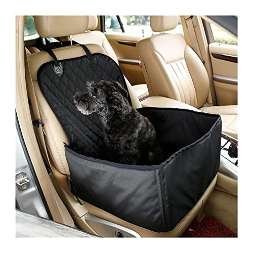 SRKATI Hundetoilette Haustiermatte 2-in-1-Oxford-Hundetragetasche für den Autositz, Faltbare, hängende Matratze für Tragen von Hunden und Katzen(A-Upgrade Black) von SRKATI