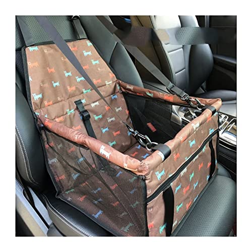 SRKATI Hundetoilette Haustiermatte Pet Carriers Hundeautositzbezug Matten Hängemattenkissen für Tragen für Hunde(C-Coffee Dog) von SRKATI