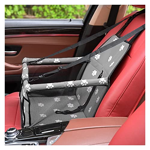 SRKATI Hundetoilette Haustiermatte Pet Dog Carrier Autositzbezug Kissen Carry Dog Bag Car Travel Folding Hammock(Gray) von SRKATI
