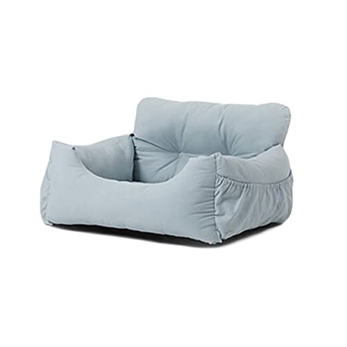 SRKATI Hundetoilette Haustiermatte Pet Travel Auto Sicherheitssitz Pet Carrier Katze Hund Outdoor Travel Hundebett(Type B-Light Blue) von SRKATI