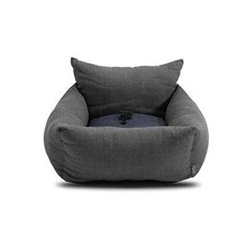 SRKATI Hundetoilette Haustiermatte Pet Travel Auto Sicherheitssitz Pet Carrier Katze Hund Outdoor Travel Hundebett(Type D-Gray) von SRKATI