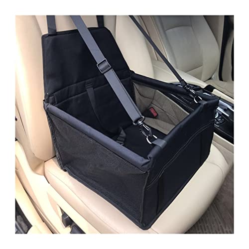 SRKATI Hundetoilette Haustiermatte Travel Dog Autositzbezug Faltbare Hängematte Pet Bag Reisen mit Katzen und Hunden(Black) von SRKATI