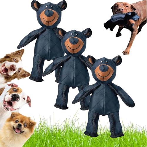 SRXY Lettuce Pets Dog Toys - 2025 New Esslvyshop-Bear for Heavy Chewers,Lettucepets Unbreaka Bear Indestructible Bear Dog Toy for Aggressive Chewers,Durable Heavy-Duty Pet Toy for Large Breeds (3PCS) von SRXY
