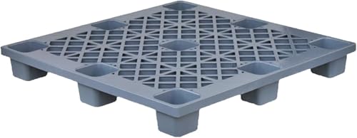 Aufbewahrungsregale, atmungsaktives Netzgewebe, belüftet, für drinnen und draußen, Aufbewahrungsmatte für Hund, Garten, Keller, feuchtigkeitsbeständiges Tablett (Grau, 110 x 110 x 14 cm) von SSDDLZEQ