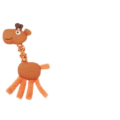 SSDH Hundespielzeug Lustiges Spielzeug Hundeplüschspielzeug Interaktives Hundespielzeug Für Hunde Integrierter Sound Geeignet Für Große Hunde Plüschspielzeug Für Zahnende Hunde (Giraffe) von SSDH