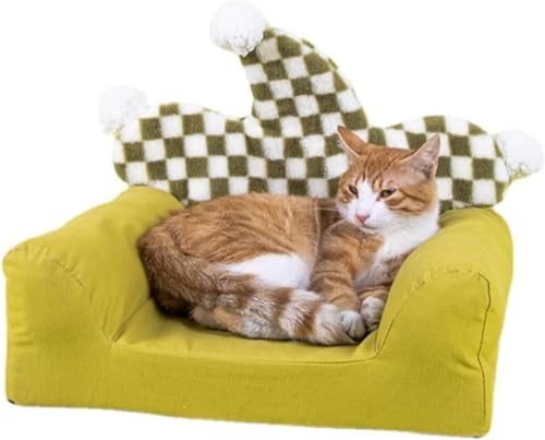 SSDH Katzenbett lustiges Winter-Katzennest warme Sofaform Katzennest abnehmbares und waschbares Katzenschlafsofa Katze Kleiner Hund Haustier Schlafsofa (Sofa) von SSDH