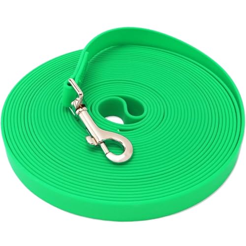 SSDH Robuste wasserdichte Hundeleine 3 m/5 m/10 m/15 m Lange Hundeleine Geeignet für Mittelgroße und Große Hunde zum Training zur Fährtensuche für den Strand und zum Schwimmen (Blau, 3M×1,5CM) von SSDH
