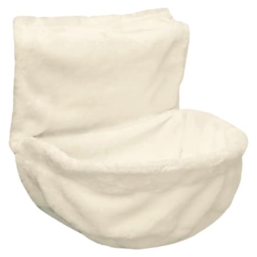 SSDHUA Katzenhängematte Tasche Weiches Katzenhängebett mit stabilem und langlebigem Eisenrahmen Warme und bequeme Katzenhängematte für kleine Haustiere (Beige) von SSDHUA