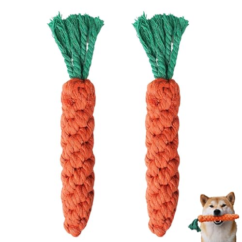 SSHUIKKAI 2 Stück Hundespielzeug Ostern, Kauspielzeug Welpe, Ostergeschenk Für Hunde, Hundespielzeug Welpe, für Kleine Mittelgroße Welpen(Orange Farbe) von SSHUIKKAI