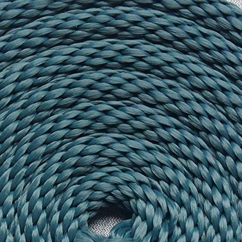 Hundeleine Slip Rope Blei Leine Starke Hochleistungsseilzug-Trainingsleine Leinen-Blau, L 12mm 5FT von SSJIA