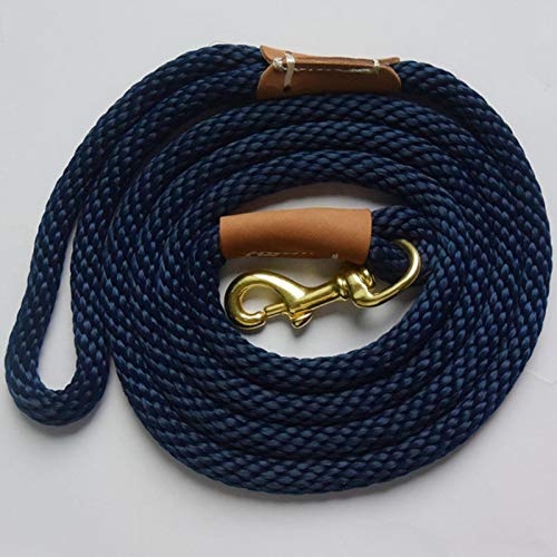 Hundetraining Leinenseil Check Cord/Lightweight Small Medium Dog Tracking Leads-Deep Blue, 1,5 m (5 Fuß) von SSJIA