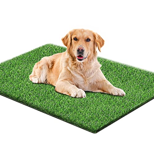 SSRIVER 80*100CM Künstlicher Grasteppich Hunde Rasenteppich für Wiederverwendbare Hundetoiletten Hundetoilette aus Kunstrasen für das Training Ihres Welpen Geeignet für den Innen- und Außenbereich von SSRIVER