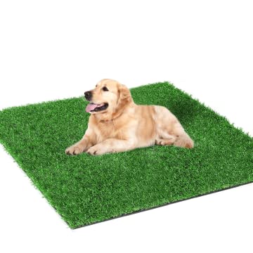 SSRIVER 80 * 130CM Hundeklo für Zuhause & Hundetoilette Balkon Welpen Training Hundetoilette Ersatzrasen mit Kunstrasen Outdoor Ideal für Wohnung & Balkon von SSRIVER