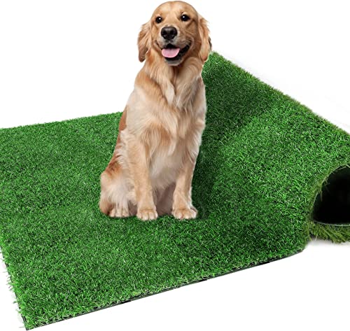SSRIVER 100*150CM Kunstrasen Hund Gras FußmatteWiederverwendbare Trainingsunterlagen für Hunde Indoor Outdoor Teppich Kunstrasen Rasen für Hunde Töpfchentraining Pad Bereich Terrasse Rasen Dekoration von SSRIVER