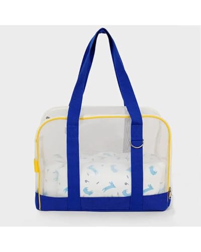 Hundesitz Auto Katzen-Hunde-Umhängetasche Mit Kissen Bis Zu 6 Kg Haustier-Handtasche Kleine Hunde Outdoor-Spaziergänge Reisezubehör(Blue Set 2) von SSUYGF