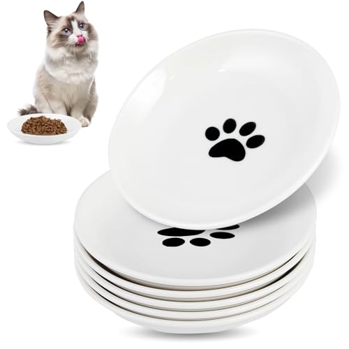 STAOVA Katzenfutternapf, Keramik-Katzennäpfe für Indoor-Katzen, Anti-Schnurrhaar, Müdigkeit, flache breite Kätzchen-Teller für Futter und Wasser, 14 cm Kätzchen-Näpfe, niedliches STAOVA Katzenfutternapf, Keramik-Katzennäpfe für Indoor-Katzen, Anti-Schnurrhaar, Müdigkeit, flache breite Kätzchen-Teller für Futter und Wasser, 14 cm Kätzchen-Näpfe, niedliches von STAOVA