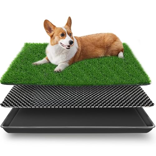 STARROAD-TIM 60 * 90CM Kunstrasen Hundetoilette Hundetoilette für Kleine Hunde Welpenklo Haustiertoilette Trainingsunterlage Wiederverwendbare Haustiertoilette für Haustiere für Kleine Tier WC von STARROAD-TIM