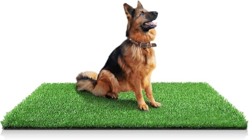 STARROAD-TIM 100 x 150 cm Wiederverwendbare Hundetrainingspads Kunstrasen Teppich Rasen für Hunde Indoor Outdoor Kunstrasen für Hunde Töpfchen Trainingsbereich Terrasse Rasen Dekoration von STARROAD-TIM