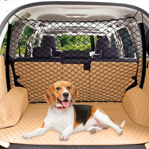 STARROAD-TIM 120 * 70CM Hunde Auto Netz Hundegitter Auto Hundeschutznetz Auto Hunde-Auto-Trennnetz Haustier-Trennnetz für den Rücksitz für LKW SUV und Limousinen Haustier-Rückhaltenetz STARROAD-TIM 120 * 70CM Hunde Auto Netz Hundegitter Auto Hundeschutznetz Auto Hunde-Auto-Trennnetz Haustier-Trennnetz für den Rücksitz für LKW SUV und Limousinen Haustier-Rückhaltenetz von STARROAD-TIM
