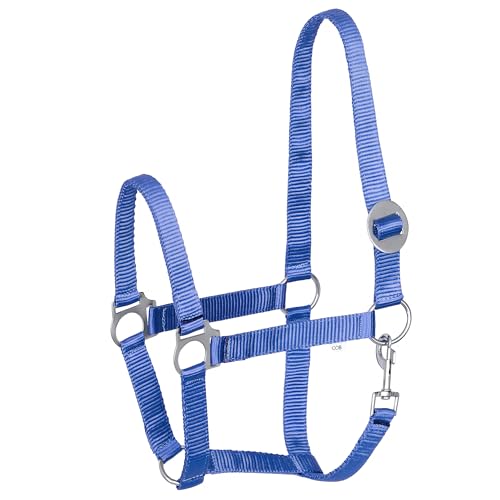 Start Economic Halfter für Pferde – Verstellbares Nylon-Stallhalfter mit Karabiner – Robust & Komfortabel – Weiches, schmutzabweisendes Material (Dunkelaqua, Cob (Vollblut)) von START ENJOY THE RIDE